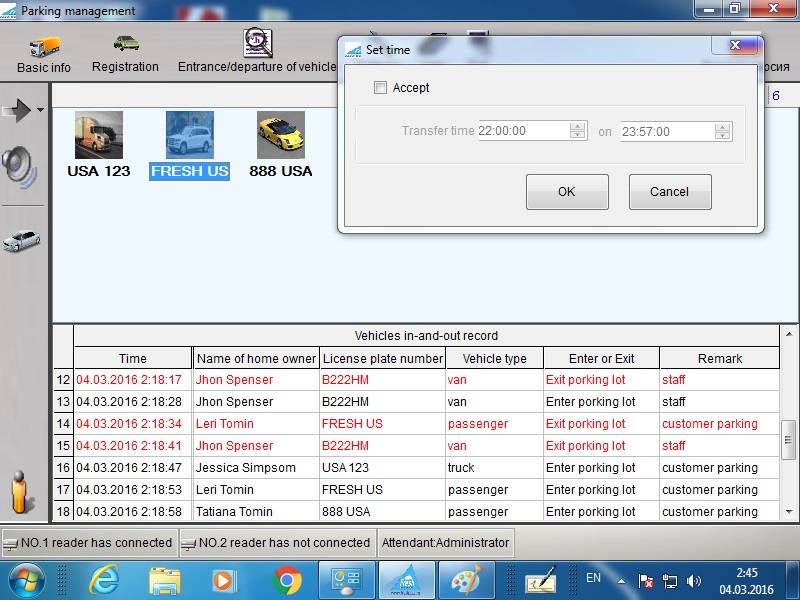 Fresh222 customizable parking software