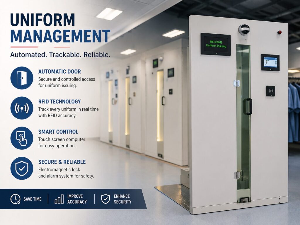 High-Density Uniform Storage System High-Density Uniform Storage System. Automated uniform management system