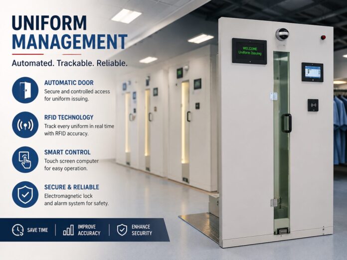Automated uniform management system-22 Automated uniform management system