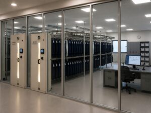 Uniforms management facility interior
