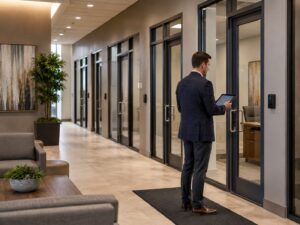 Access control system in a Northbrook multi-tenant building