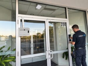 Fresh USA installing a commercial key card system