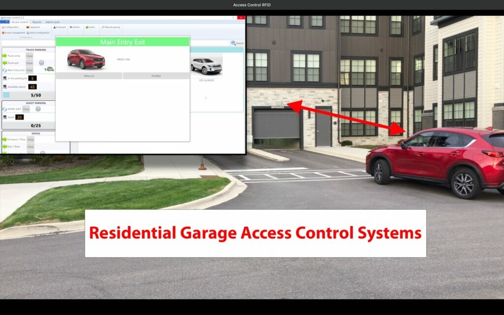 parking lot access control software