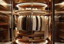 Motorized Rotating Closet Rack