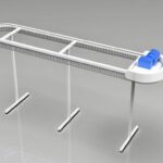 rotating closet carousel I-shape