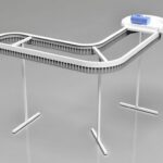 rotating closet carousel L-conveyor