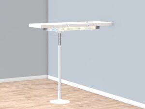 Supported column of Closet Shelf Carousel S 100