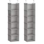 Shelf hanging organizers for closet organizer