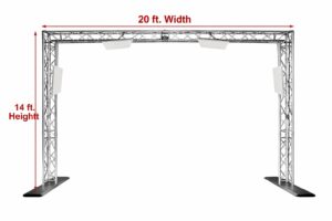 construction site truss size