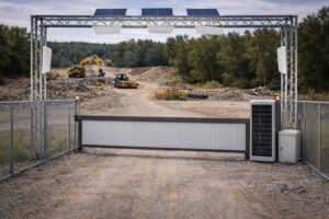 construction site security system