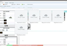 Live dashboard with parking occupancy, vehicle visibility, and reader status monitoring