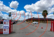 Warehouse Vehicle Access Control Systems Warehouse vehicle access control reader installation