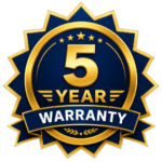 5-year limited warranty on the conveyor structure and mechanical moving components