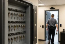 Key control and tracking system for unauthorized key removal prevention