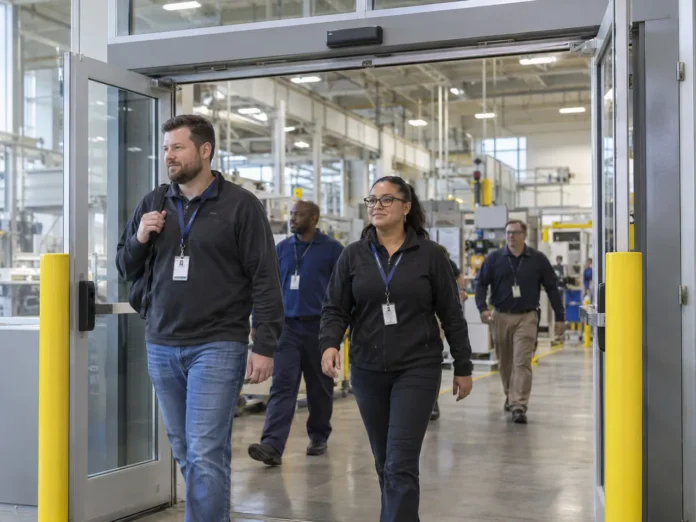 employee-time-attendance-system Employee time and attendance system with contactless workplace access