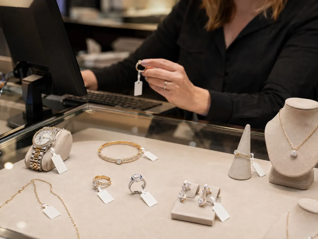 RFID jewelry inventory tracking with individual item identification