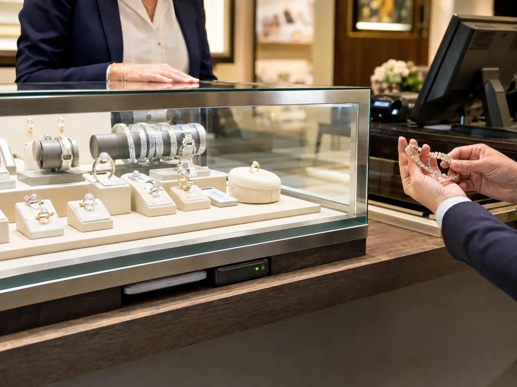 Smart Shelf jewelry inventory monitoring system